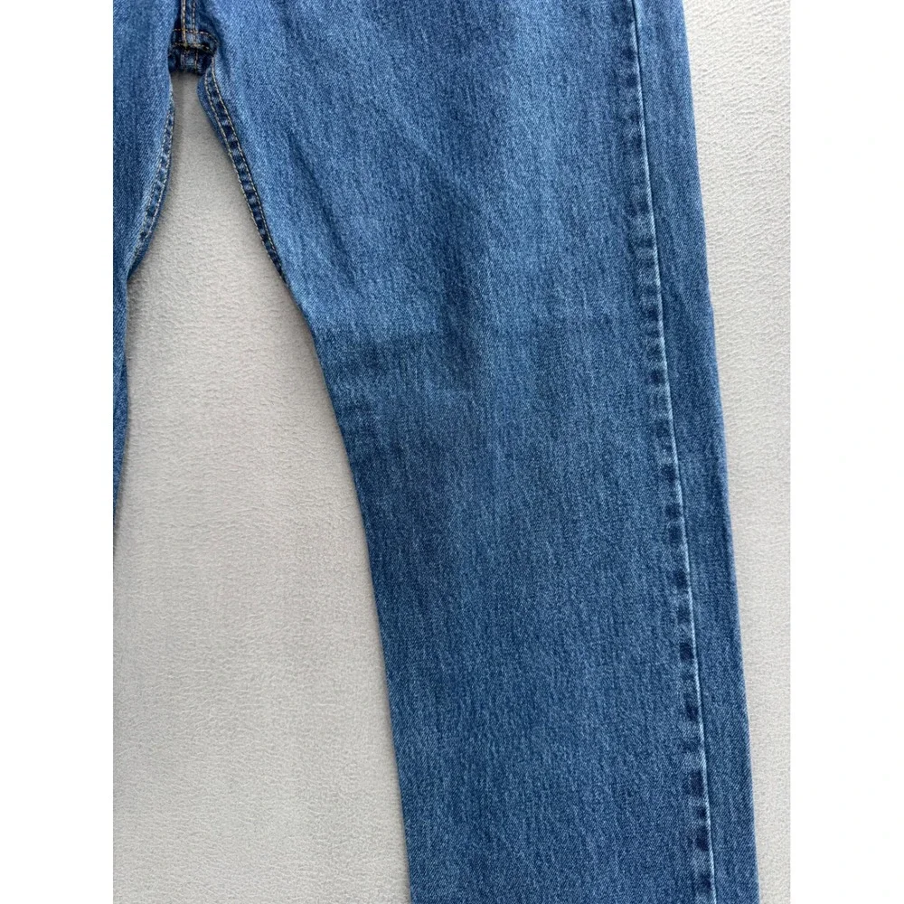 Levi's 505 Regular Fit Jeans 36x30 Straight Leg Denim Denim Classic Workwear